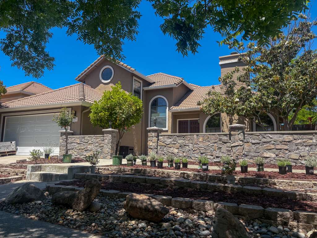 Front yard hardscape and landscape design transformation