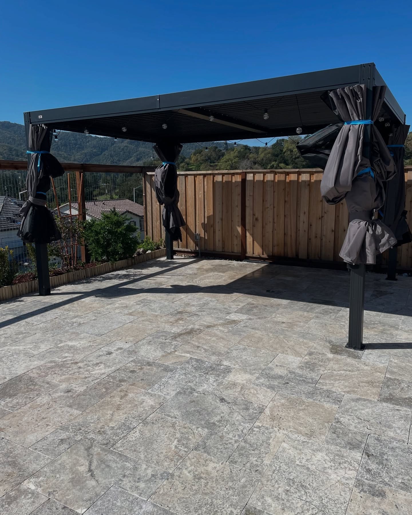 Pergola patio installation in South Bay